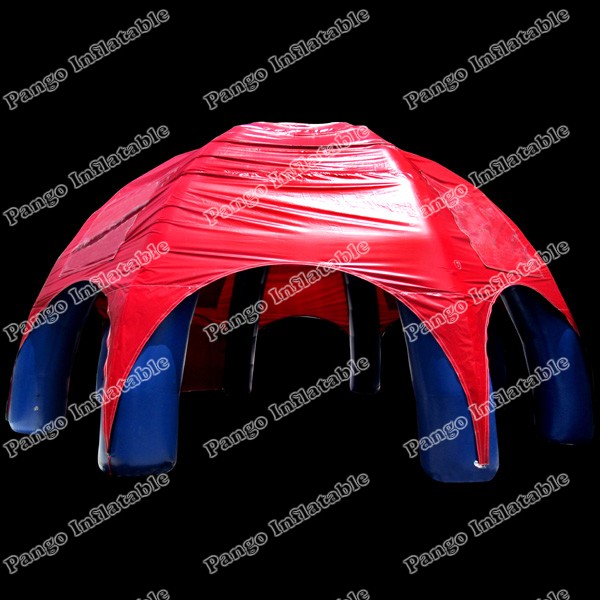 red inflatable dome tentGN090