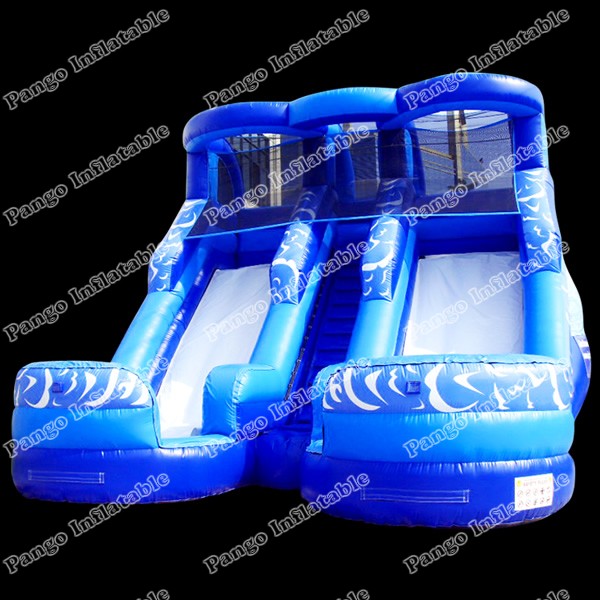 Blue Inflatable Double SlidesGI152