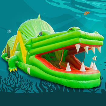 Crocodile obstacle course moon bounceYGO-12