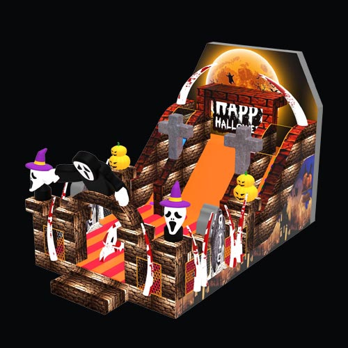Halloween best inflatable water slideYGS-14